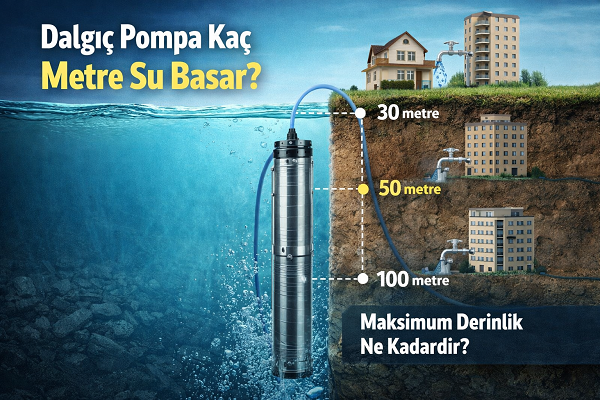 Dalgıç Pompa Kaç Metre Su Basar?