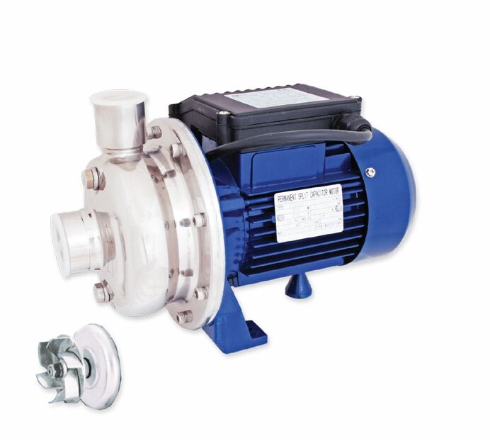 WATER SOUND BK50(316) 0.5 HP 220V KOMPLE PASLANMAZ ÇELİK AÇIK FANLI SANTRİFÜJ POMPA