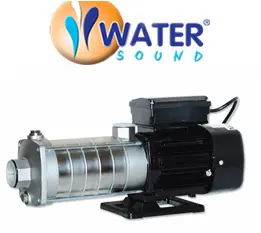 WATER SOUND CMH4-60 (304) 1.5 HP 220V YATIK MİLLİ ÇOK KADEMELİ KOMPLE PASLANMAZ ÇELİK SANTRİFÜJ POMPA