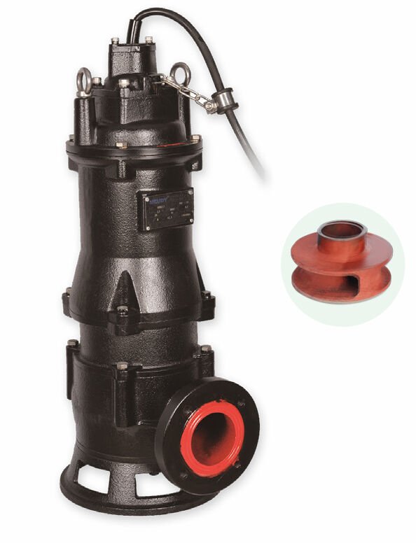 WATER SOUND 50B25.5 - 7.5 HP 380V DÖKÜM GÖVDELİ YÜKSEK İRTİFALI ATIK SU DALGIÇ POMPA