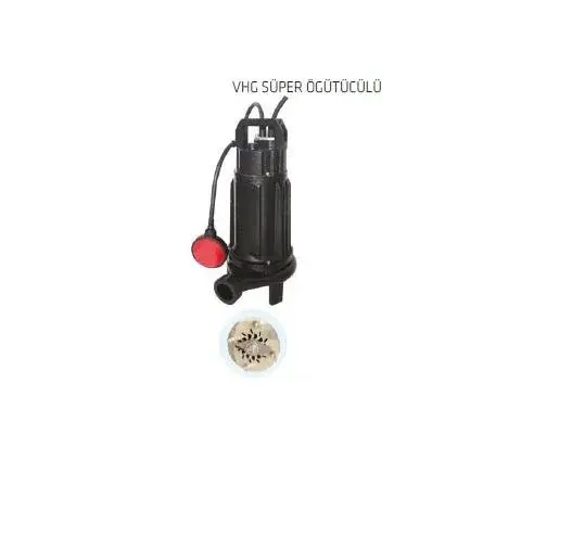 Water Sound VHG100/32MF 1HP Süper Öğütücülü Tip Döküm Gövdeli Drenaj Pompası