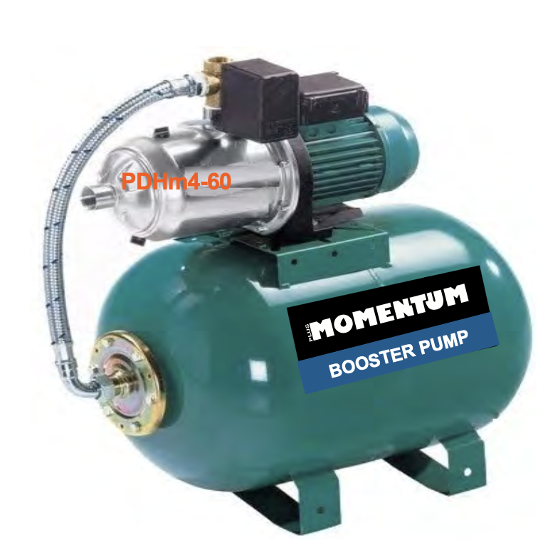 MOMENTUM PDHm4-60-50A SU SİRKÜLASYON HİDROFORU 50LT TANKLI (1.5HP)