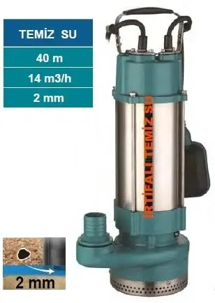 MOMENTUM PSP6-39-1.5 -2HP-220V- YÜKSEK İRTİFALI TEMİZ SU KESON KUYU DALGIÇ POMPASI