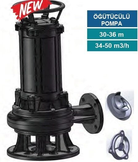 MOMENTUM P2200H- 3HP-380V- PARÇALAYICI BIÇAKLI DÖKÜM GÖVDELİ FOSEPTİK DALGIÇ POMPA