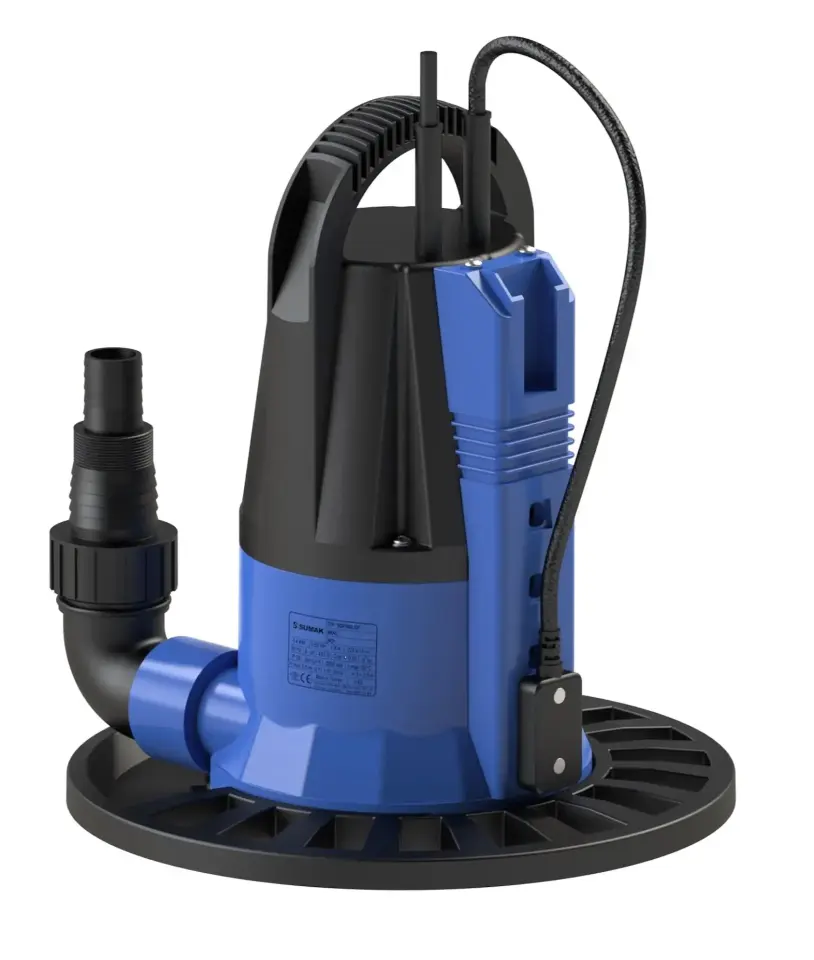 Sumak SDF500 GF sıfırdan emişli gizli flatörlü 0,5 HP dalgıç pompa