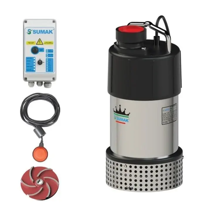 Sumak SDTV30/2 ZY Gömlek Soğutmalı Dalgıç 3 HP