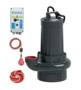 Sumak SDTV 20/2 VORTEX ÇARKLI ATIK SU / DRENAJ DALGIÇ POMPA