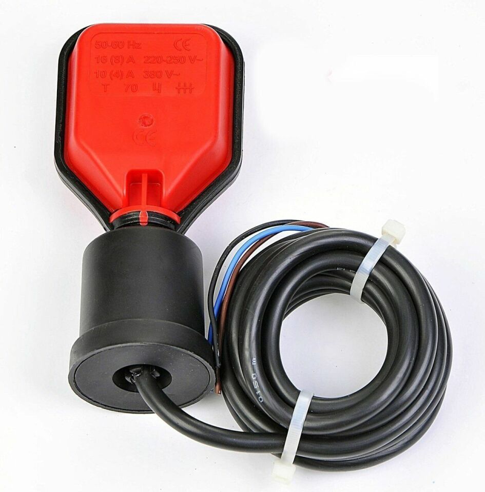 FURNAS 5 Metre TTR Kablolu Sıvı Seviye Flatörü | Pompa Şamandırası