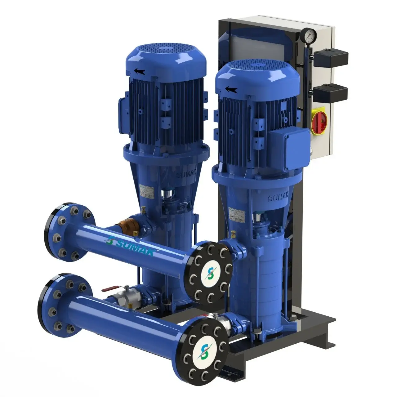 Sumak SHT 40 B Düşey Milli Kademeli Hidrofor SHT 40/2B