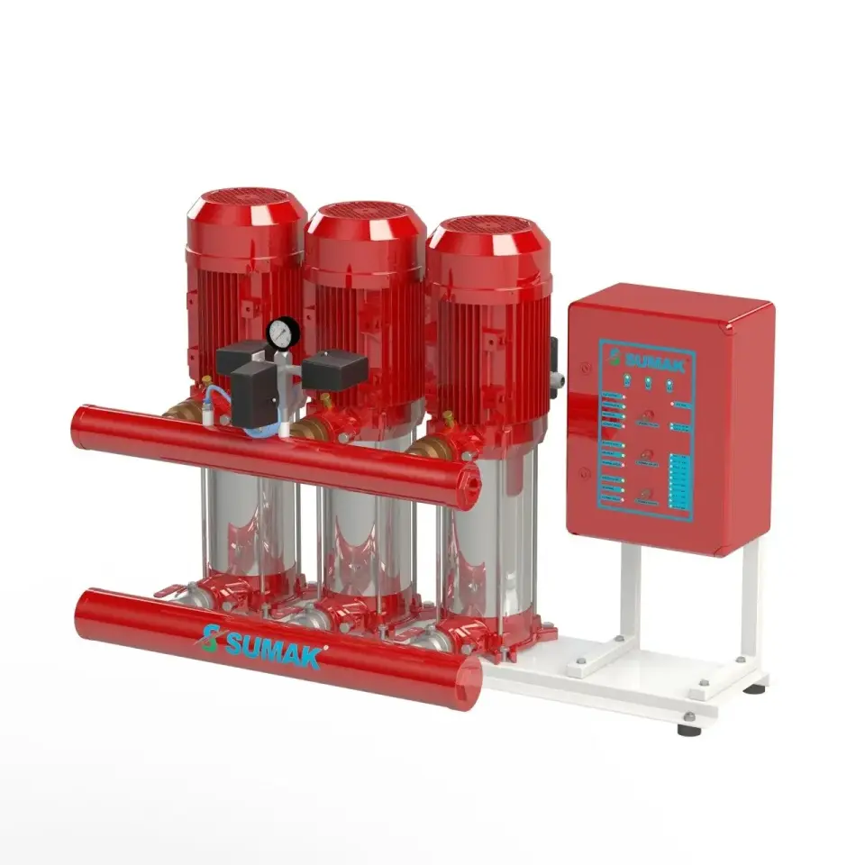 Sumak SHT 12 C 400/7 Üçlü Elektrikli Yangın Pompası