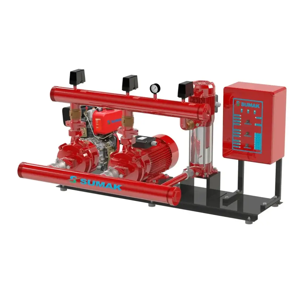 Sumak SMKT 750/2 EDJY Elektrikli Dizel Joker Yangın Pompası
