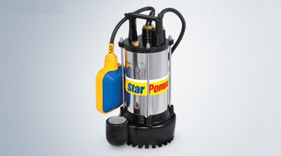 STAR SPD 50 M 0.50 HP 220V KENDİNDEN FLATÖRLÜ TEMİZ SU DALGIÇ POMPA