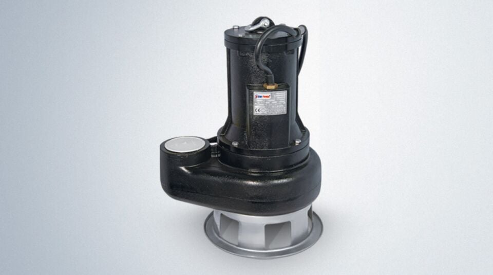 STAR SPF VX 200 M 2.HP 220V AÇIK FANLI PANOLU ENDÜSTRİYEL TİP FOSEPTİK DALGIÇ POMPA