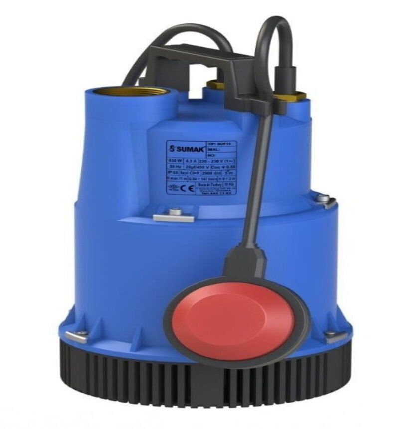 Sumak SDF13 Plastik Drenaj Dalgıç 1,3 HP