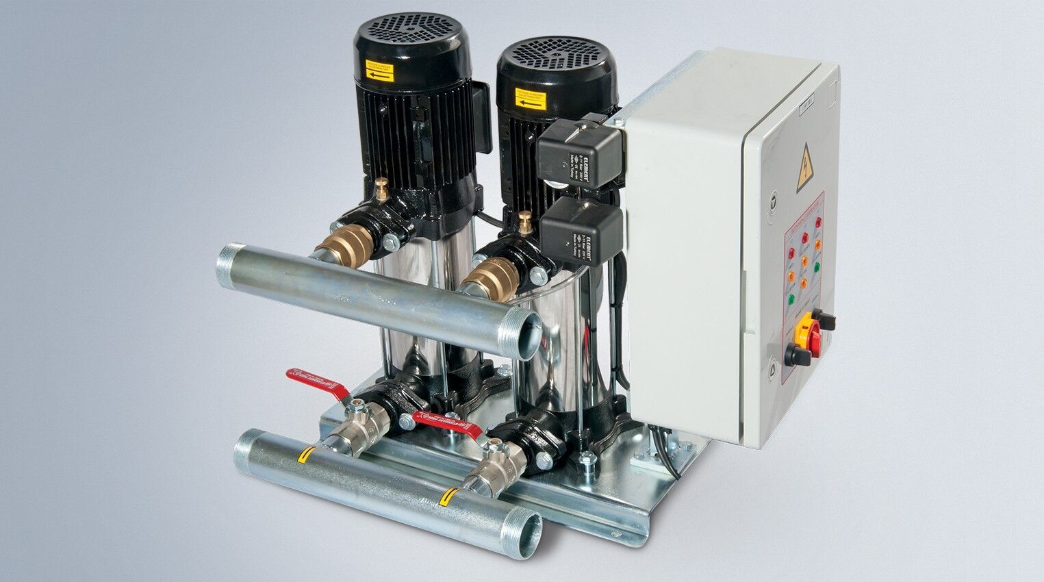 Star Pompa 2 SD 80/5 T 0,75 KW 380 V Çift Pompalı Düşey Tip Paket Hidrofor (4 kat-25 daire)