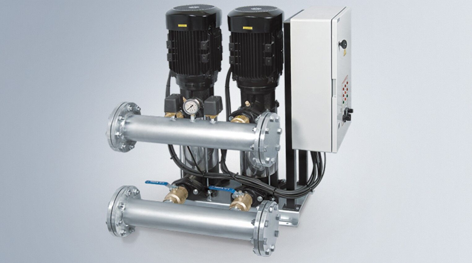 STAR 2 SD 130/7 T 2x7,5KW HP 380V İKİ POMPALI PAKET HİDROFOR